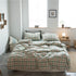 Cotton 4 Piece Set Modern Minimalist White Bed hat kit_1.5m bed-quilt cover 200x 230cm (four-piece set)