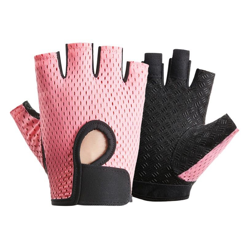 T-BAGWELL Cycling Gloves Half Finger Anti-slip Section B half blue