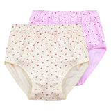 Tycoon Cotton Floral Briefs High Waist Pink printed thin section 130 recommended 50.00 kg-60.00 kg