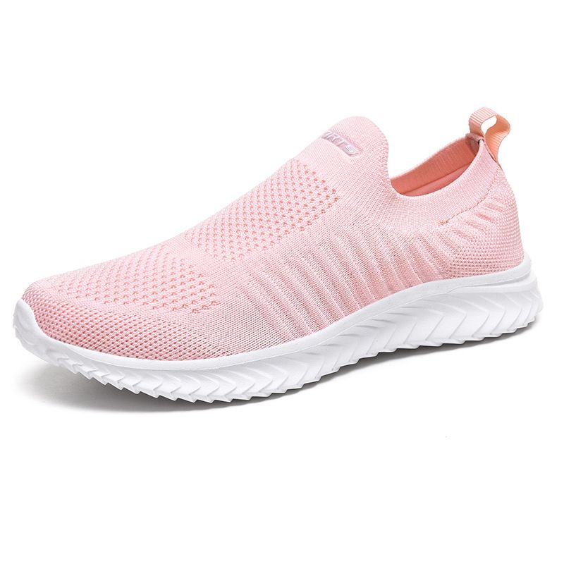 Men Sports Shoes Lightweight Breathable Mesh A19 Pink 38