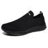 Men Sports Shoes Lightweight Breathable Mesh A19 Black 40