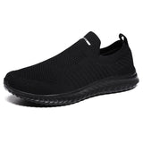 Men Sports Shoes Lightweight Breathable Mesh A19 Black 41