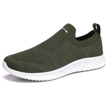 Men Sports Shoes Lightweight Breathable Mesh A19 army green 42