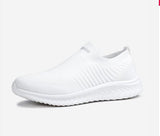 Men Sports Shoes Lightweight Breathable Mesh A19 White 35