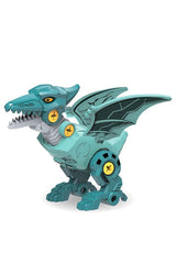 Dinosaur Building Blocks Educational Toy Pterosaur OPP bag-Green