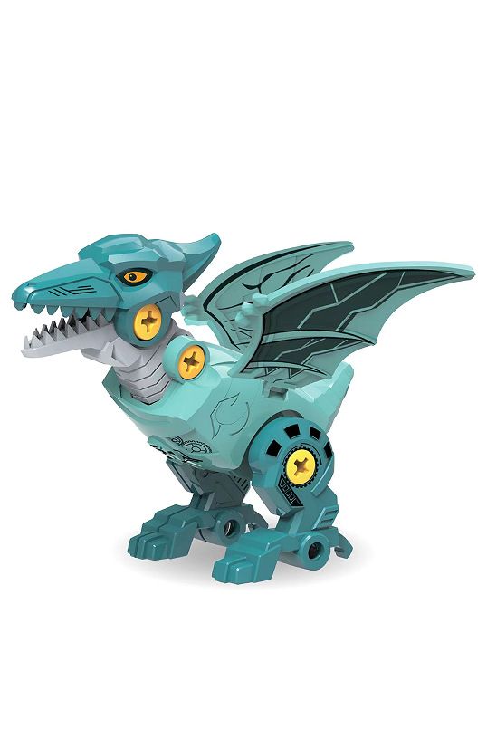 Dinosaur Building Blocks Educational Toy Pterosaur OPP bag-Green