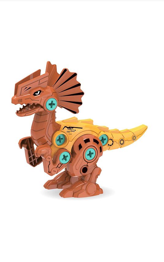 Dinosaur Building Blocks Educational Toy Double Crown Dragon OPP bag