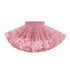 tutuoclock Girls Sweet Princess Nylon Mesh Cake Skirt Bean paste powder 110cm