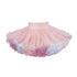 tutuoclock Girls Sweet Princess Nylon Mesh Cake Skirt Rainbow color 100cm