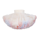 tutuoclock Girls Sweet Princess Nylon Mesh Cake Skirt Cream macaroon 120cm