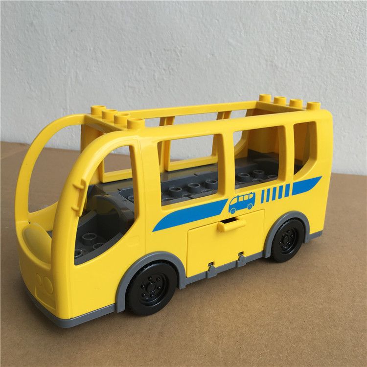 Hongyuan sheng Building Blocks Bus Vehicle Track change