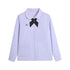 Thai School Uniform Shirt Cotton Blend Embroidery Badge Thai women&