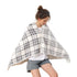 Essou Polyester Fleece Blanket Geometric 80x130cm WHITE CHECK 80*130cm