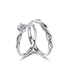Fang qi Copper Mobius Ring for Couple Shining Galaxy Women&