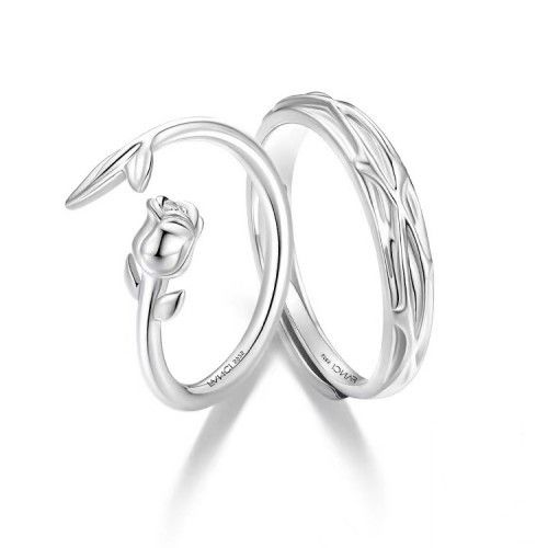 Fang qi Copper Mobius Ring for Couple Little Prince and Rose Women's