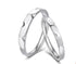 Fang qi Copper Mobius Ring for Couple Touch heart A pair