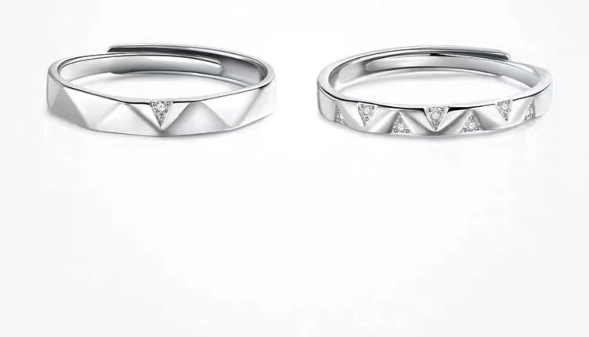 Fang qi Copper Mobius Ring for Couple Starry sky Women's