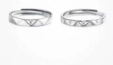 Fang qi Copper Mobius Ring for Couple Starry sky A pair