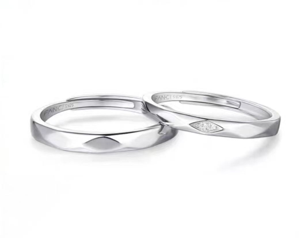 Fang qi Copper Mobius Ring for Couple Love Men's
