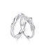 Fang qi Copper Mobius Ring for Couple Shining knot A pair