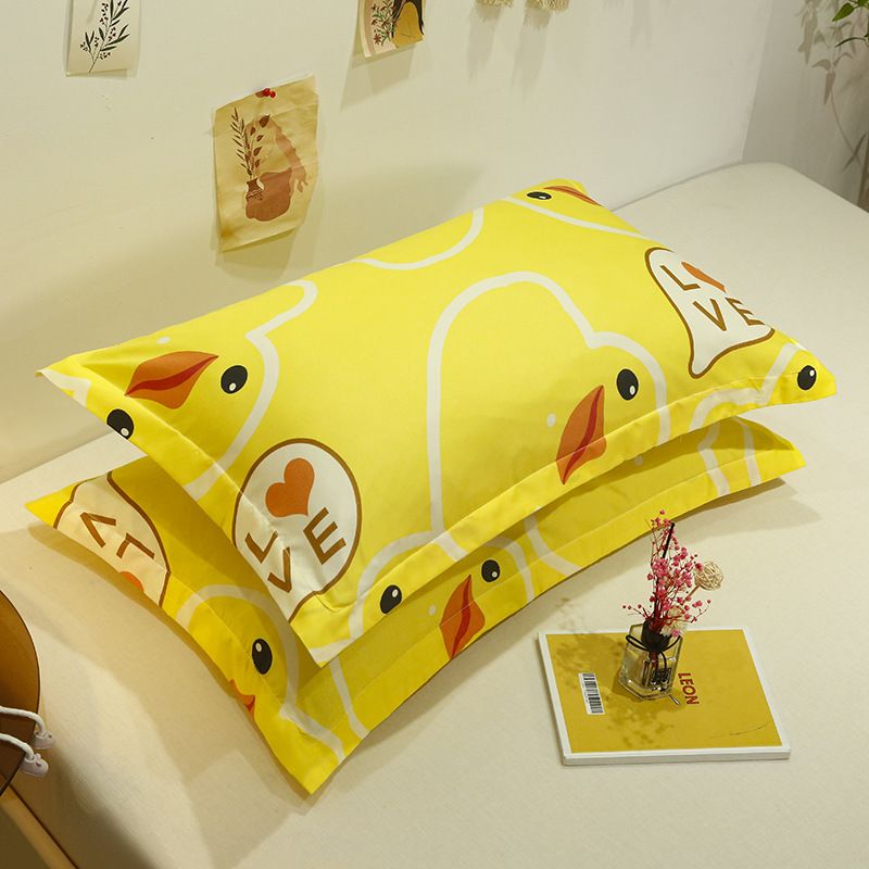 Pillowcase Pair 48x74 Polyester Twill 48x 74cm ± 2cm [single pack]