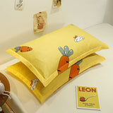 Pillowcase Pair 48x74 Polyester Twill 48x 74cm ± 2cm [pillow core a pillowcase a]