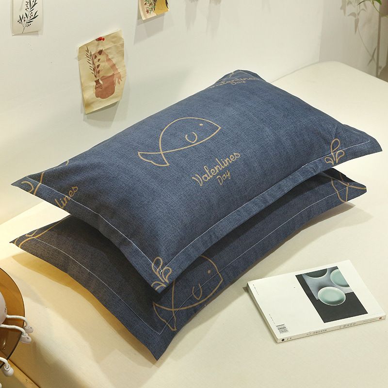 Pillowcase Pair 48x74 Polyester Twill 48x 74cm ± 2cm [single pack]