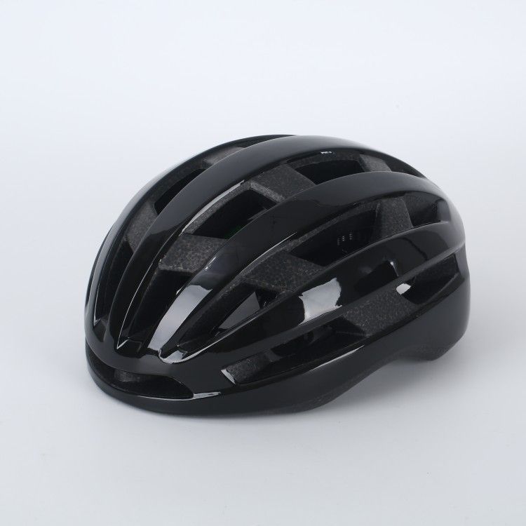BADIAN Adult Cycling Helmet PC EPS Mountain Road Black L（58-61cm）