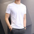 Men Tshirt White Slim Fit Short Sleeve White [slim edition]] XXL