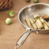Amer 304 Stainless Steel Frying Pan 20cm 26cm（2.5mm)