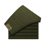 Tao Shang Pai Mens Cotton Chinos Straight Trousers Green 38