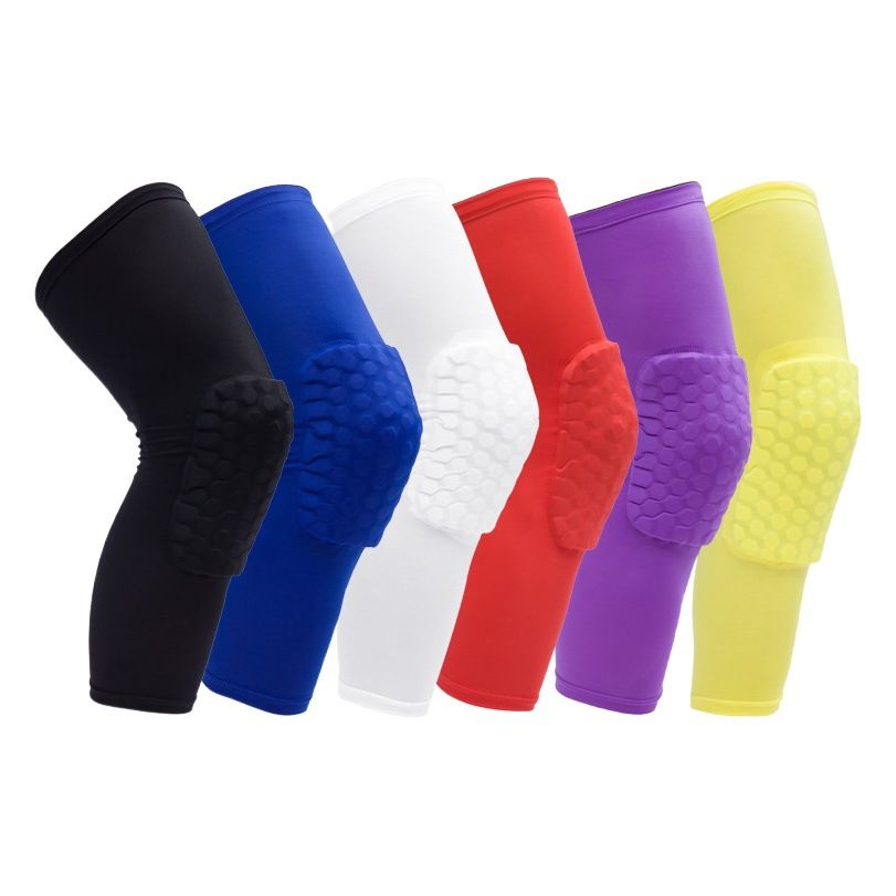 Pro Honeycomb Knee Pads Regular Script Spandex Black, white, red, blue, yellow, green, purple XL Size: XL; Circumference 10cm above knee (cm): 45 - 50; Circumference 10cm below knee (cm): 40 - 45; Suitable fit: heavier build