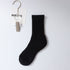 Unisex Cotton Socks Deer Moon 7A Antibacterial Thickened Towel Bottom-Black All yards