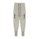 Men Polyester Jogger Pants Spring Autumn Apricot XL