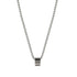 Titanium Steel Necklace Small Waist Pendant Unisex Small waist. 60cm titanium steel chain