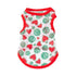 Pet Vest Polyester Summer Dog Cat Clothing Love watermelon red 6XL