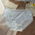 Yi Si Mi Mid Waist Ice Silk Quick Dry Breathable... Blue M (40.00 kg-50.00 kg