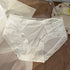 Yi Si Mi Mid Waist Ice Silk Quick Dry Breathable... White L (50.00 kg-60.00 kg
