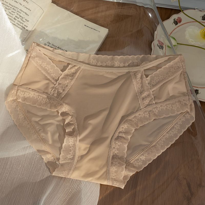Yi Si Mi Mid Waist Ice Silk Quick Dry Breathable... Coffee M (40.00 kg-50.00 kg