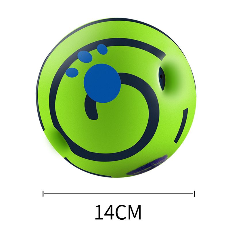 Yinuo Dog Sound Toy Ball PVC Chew Green ball 14CM(opp bag)/20.00 kg-30.00 kg for dogs