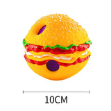 Yinuo Dog Sound Toy Ball PVC Chew Hamburger ball 10CM(opp bag)/5.00 kg-10.00 kg for dogs