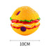 Yinuo Dog Sound Toy Ball PVC Chew Hamburger ball 10CM(opp bag)/5.00 kg-10.00 kg for dogs