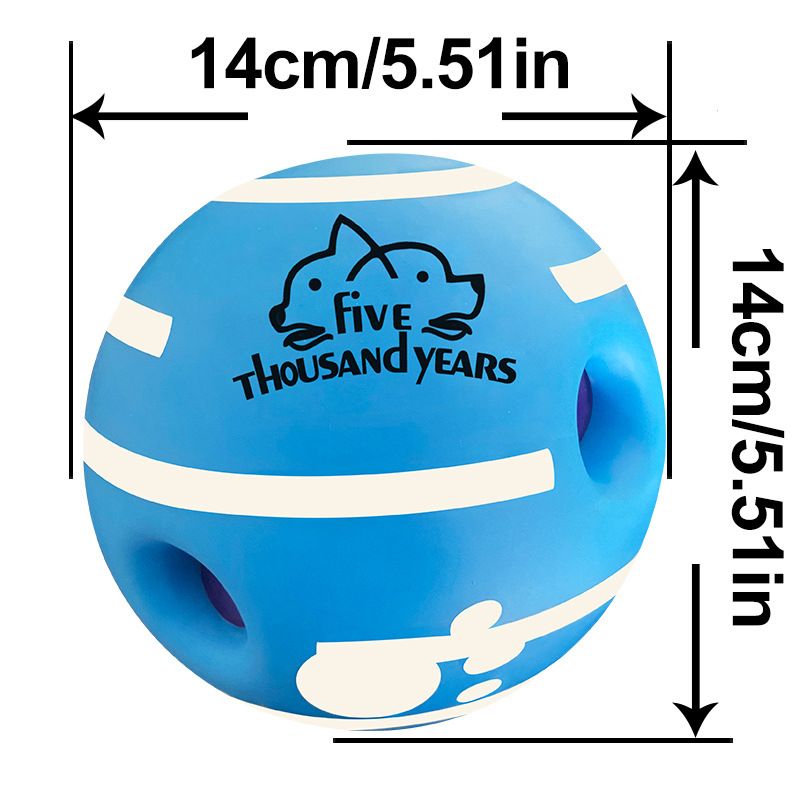Yinuo Dog Sound Toy Ball PVC Chew Snowflake ball 14CM(opp bag)/20.00 kg-30.00 kg dog