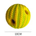 Yinuo Dog Sound Toy Ball PVC Chew Wheat ball 10CM(opp bag)/5.00 kg-10.00 kg for dogs