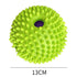 Yinuo Dog Sound Toy Ball PVC Chew Whole body stab ball green 13CM(opp bag)/5.00 kg-10.00 kg dog