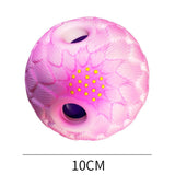 Yinuo Dog Sound Toy Ball PVC Chew Lotus ball 10CM(opp bag)/5.00 kg-10.00 kg for dogs
