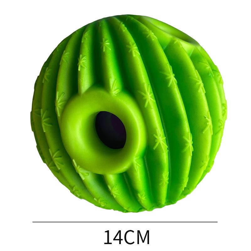 Yinuo Dog Sound Toy Ball PVC Chew Cactus 14CM(opp bag)/20.00 kg-30.00 kg dog
