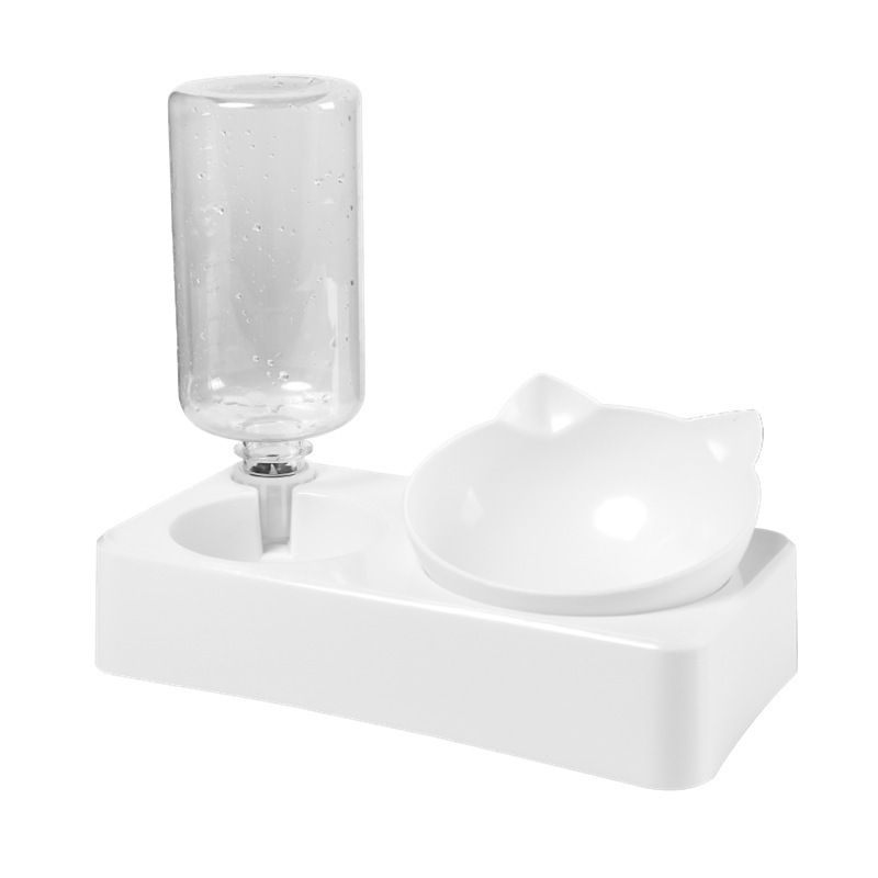 Plastic Pet Bowl Automatic Feeder Cat Dog large