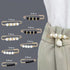 WSD Pearl Waist Pin Flower Brooch Unisex 8-piece waist needle set (new combination)