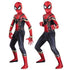 Spiderman Cosplay Costume Milk Silk One Piece Suit Black Red Steel 190